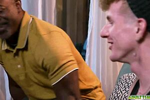 Neighbors AARON TRAINER and MAX LORDE have a HOT FUCK before guests arrive