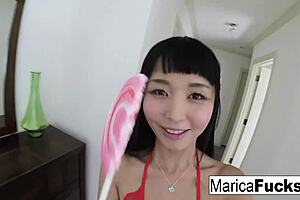 Subtle Solo Session with Japanese Starlet Marica Hase