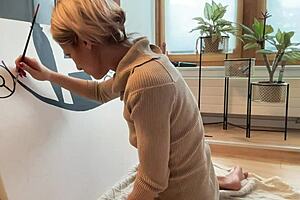 Do you like watching me finger my tight pussy in the studio?