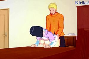 hinata hyuga and naruto uzumaki have intense sex in naruto hentai
