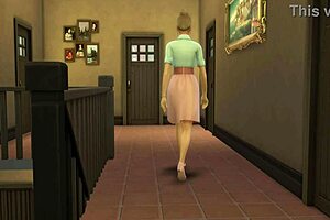 Damn! Stepmom bangs nerdy stepson after catching him jerking off