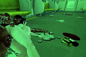 A Busty Woman Gets Surprised By A Large Man On The Train And Decides To Ride