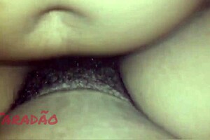 Black babe rides big black cock hard