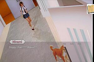 Academy 10 anime hentai game features characters in various roles and actions