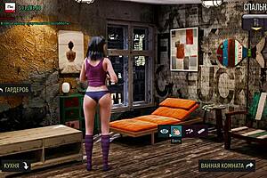 Blonde hentai babe gets fucked in fashion business game