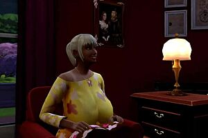 Sims 4 parody at Po-Leece Academy 3 with cartoon shower scenes