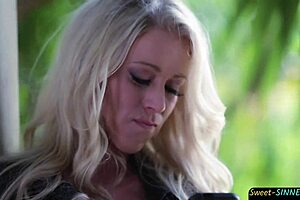 saucy blonde at office