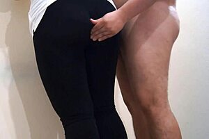 i get so excited i tear her leggings apart