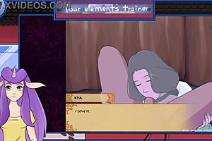 Avatar the last airbender trainer gives milfy blowjob with moaning and orgasm 😍