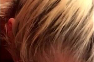 Blonde Milf Teases With Blowjob Facial Compilation