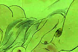 vintage erotic drawings hinting at naughty anime hentai scenes