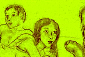 Vintage Erotic Illustration with Classic Retro Charm