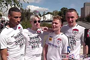 We found hot guys and this scally guy tried to teach us welsh!