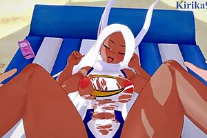 Himiko Toga and Rumi Usagiyama Mirko in Wild POV Sex - My Hero Academia Hentai.