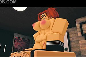 Is this nerdy ginger slut getting fucked in the bedroom?