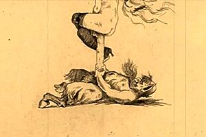 Vintage Erotic Illustration Showcasing Retro Anime Style and Antique Charm