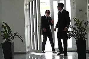 Charly and Santy Fuck Kayla Greene's Big Russian Tits and Ass Hard