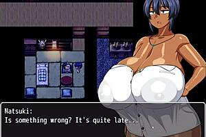 tanned girl natsuki gets raw mating in hentai game ep 39