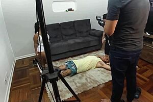 Skinny Niece Gets Fingered and Fucked in Doggystyle by Uncle for First Time