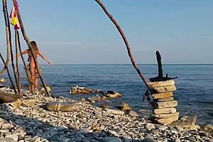 Cosplay Moana XXX - Nude Girl Masturbates Outdoors with Dildo