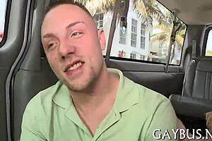 homosexual sex unfolds in casual gay encounter