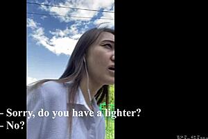 Real Russian gay pickup leads to street blowjob POV.