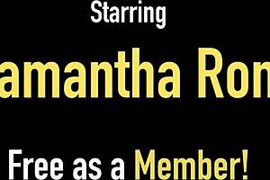 Samantha Rone Licks Big Clit In Lingerie With Natural Tits And Dirty Talk