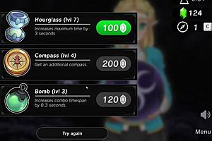 Zelda engages in anal and blowjob in the spirit orbs porn game