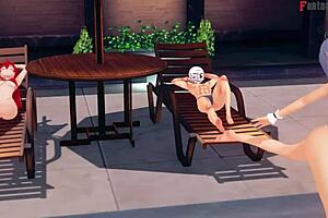 roxy fuck me with eris close on the pool mushoku tensei chapter 2 full 1hr movie on sheer fantasyking3