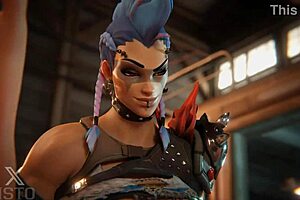 Junker Queen dominates thief with her monster cock