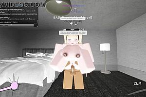 discovering adventures in a virtual world with blonde characters