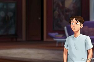 Stepmom Moans While Fucking Boyfriend's Monster Cock In Hotel