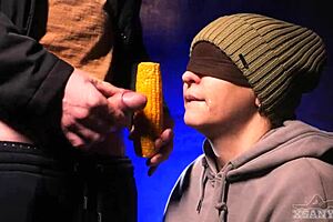 Angry but happy as stepbrother uses my mouth for cum