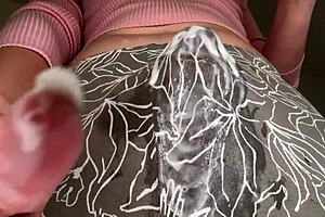 Huge Cum Flows From Stepmom's Boner Onto Stepson's Face In The Office