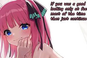 anime feet joi for beta losers in femdom domination