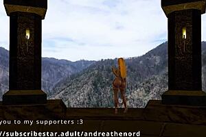 fallen princess says, 'bend over for my monster cock in this threesome'