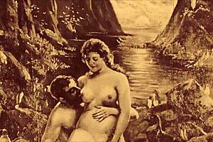 Vintage erotic drawings from antique anime hentai