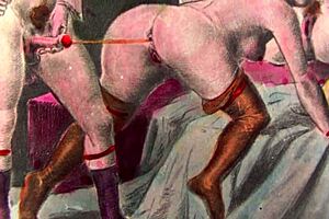 These vintage erotic drawings are from antique comics and anime hentai