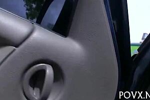 chrissy saunders gets rough blowjob and fucking pov