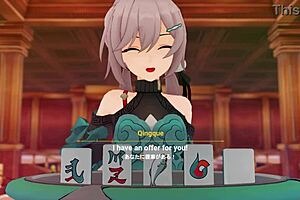 Qingque Fucks Jing Yuan In Creampie 3D Anime Pussy Hentai Muff Diving Bent Over Doggystyle Game