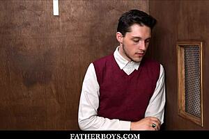 Twink Catholic Boy Ryland Kingsley Fucked Hard by Priest Dacotah Red