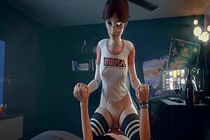 Another Explosive Video Of Dva Riding Cowgirl Style!