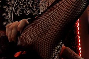 bbw fetish asmr with rubbing sounds on feet and stockings for voyeurs