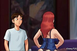 Stepmom Moans While Fucking Boyfriend's Monster Cock In Hotel