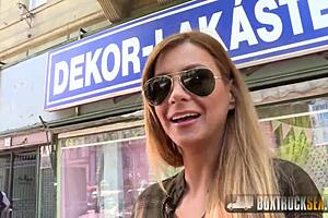 Lesbian Seduces Outdoors