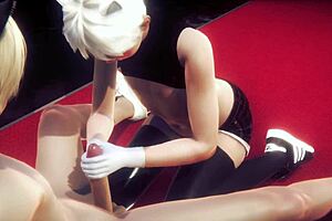 Yaoi Femboy Alan Receives Handjob And Blowjob From Sissy Trap