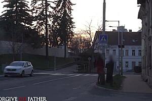 sexy brunette confesses love for rough sex to preacher