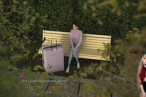 Dreamland Ep 13: Fishnet And Corset Cosplay Sex With Big Tits In Outdoor Game!