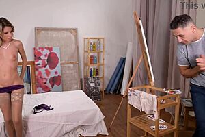 Artist Gets Deepthroat By Horny Hottie Rebecca Volpetti And Crams Her Hole Promo