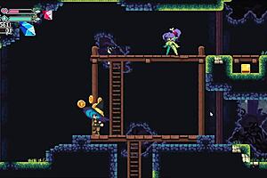 in flip witch pixel hentai game ep 7, the hot goblin girl model takes a pornstar path 😈